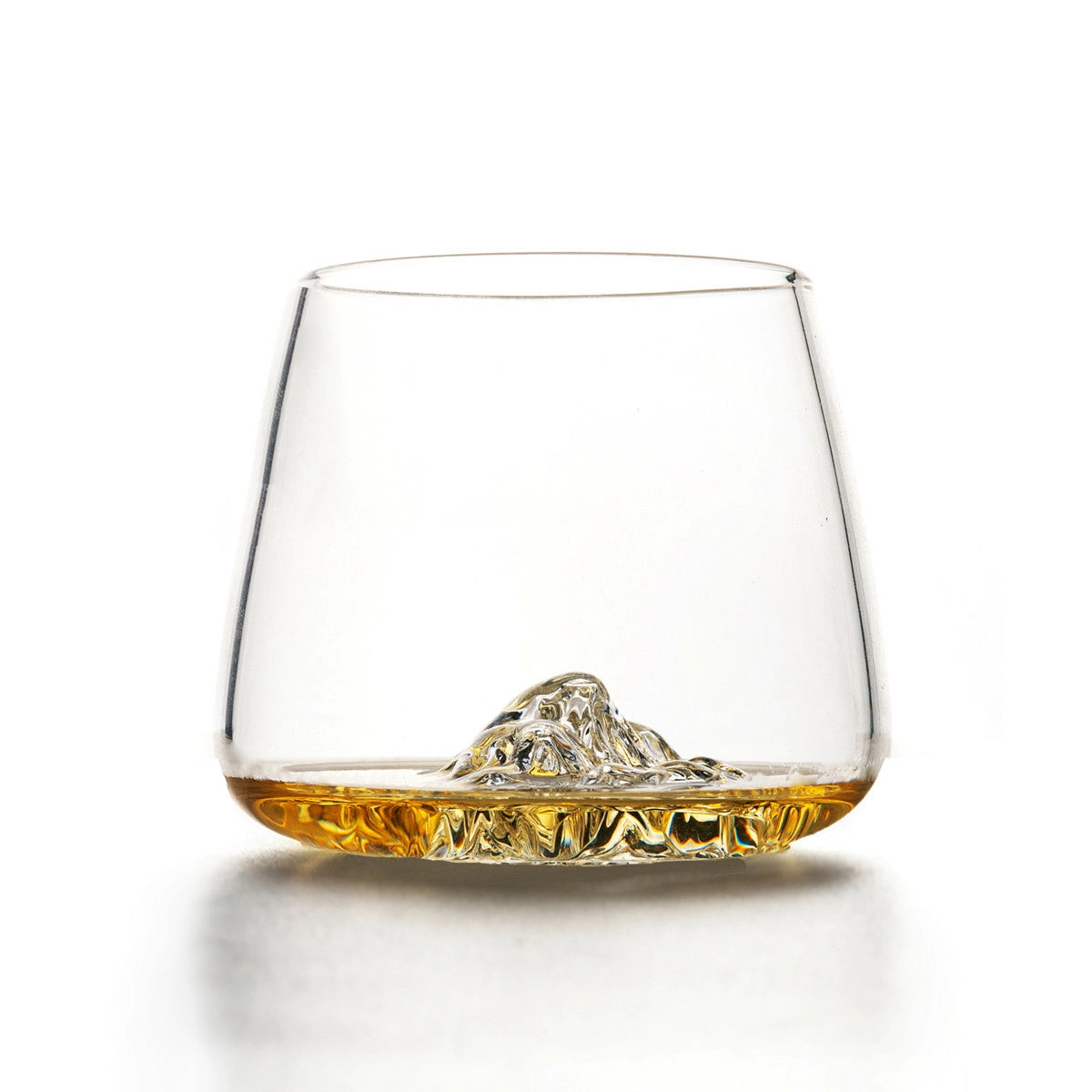 Set due bicchieri da whisky "Topographic: Monte Bianco e Everest"