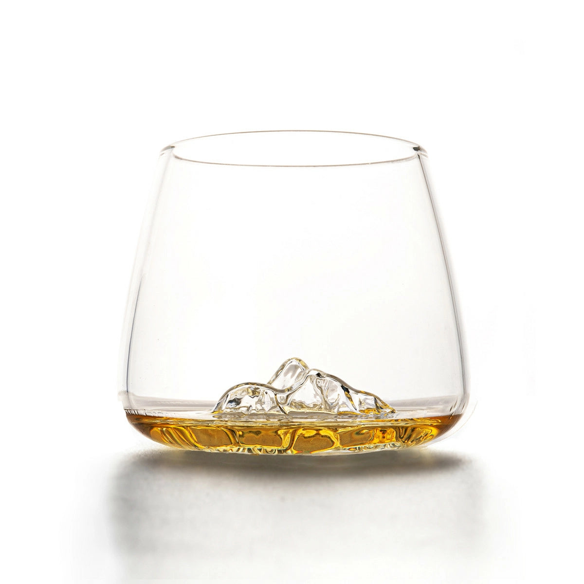 Set due bicchieri da whisky "Topographic: Monte Bianco e Everest"