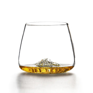 Set due bicchieri da whisky "Topographic:  Fuji & Denali"