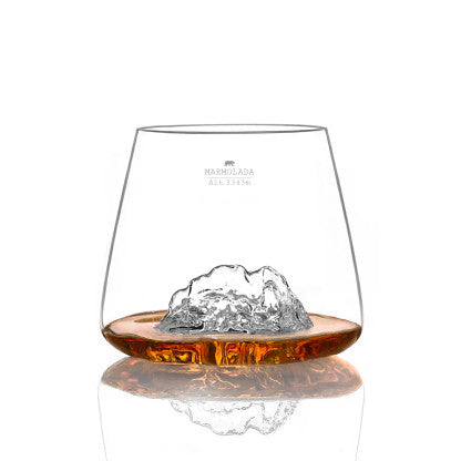 Set due bicchieri da whisky "Topographic: Tofane e Marmolada"