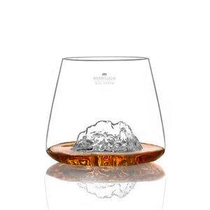 Set due bicchieri da whisky "Topographic: Tofane e Marmolada"