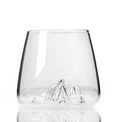 Set due bicchieri da whisky "Topographic: Tre Cime di Lavaredo & Monte Rosa"