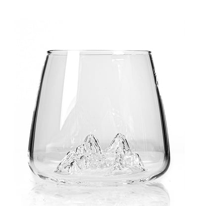 Set due bicchieri da whisky "Topographic: Tre Cime di Lavaredo & Monte Rosa"