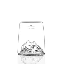 Carica l'immagine nel visualizzatore di Gallery, Set due bicchieri da shot "Topographic: Tofane e Tre Cime di Lavaredo"
