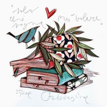 Carica l'immagine nel visualizzatore di Gallery, Grafica incorniciata di Federica Porro: "Solo chi sogna può volare"
