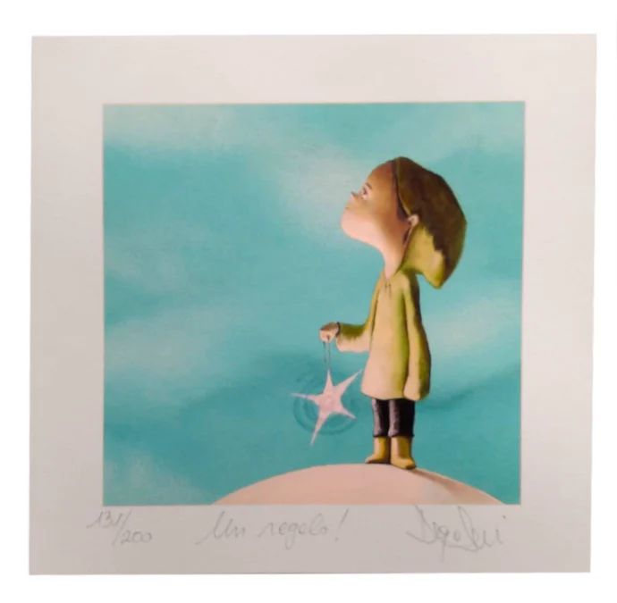 Grafica di Diego Santini "Un regalo"