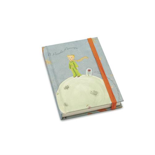 Taccuino a righe A5 con copertina rigida ed elastico 