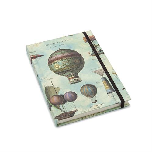 Taccuino a righe A5 con copertina rigida ed elastico 