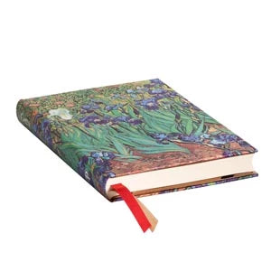Agenda mini flexy settimanale orizzontale 2023 "Iris di Van Gogh" Paperblanks