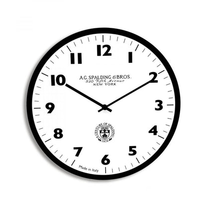 Orologio da parete plexy A.G.Spalding & Bros bianco