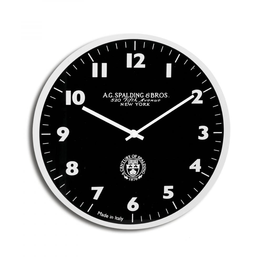 Orologio da parete plexy A.G.Spalding & Bros nero