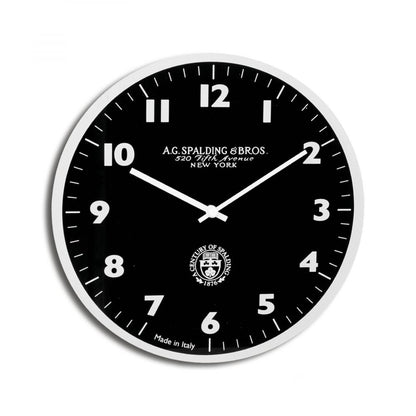 Orologio da parete plexy A.G.Spalding & Bros nero