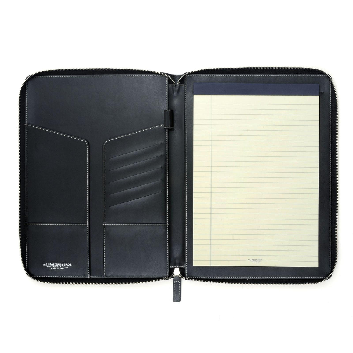 Portablocco in pelle "BL" A.G. Spalding & Bros nero