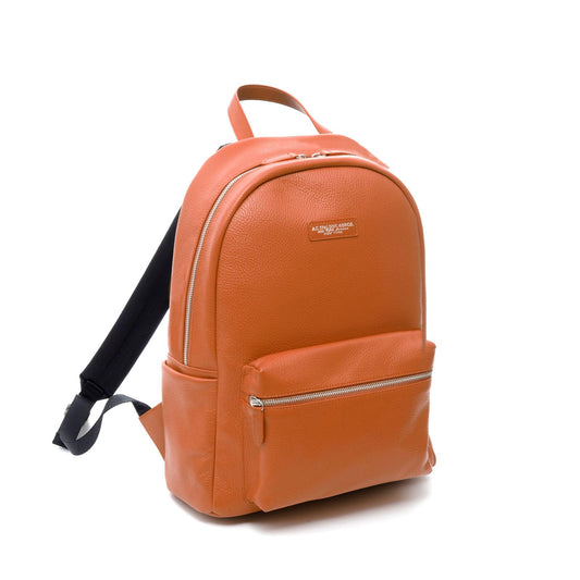 Zaino medio in pelle portacomputer 14" "Be-Next" A.G. Spalding & Bros arancio