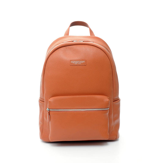 Zaino medio in pelle portacomputer 14" "Be-Next" A.G. Spalding & Bros arancio