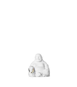Mini Buddha in porcellana con scatolina "Relax OMMMMM" Raeder