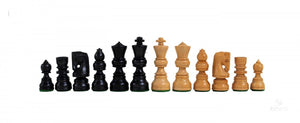 Scacchiera in similpelle con scacchi in legno