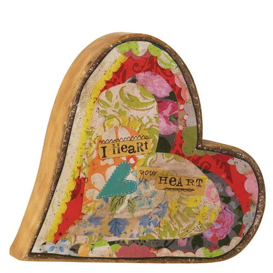 Scultura "I Heart your Heart" Kelly Rae Roberts Collection