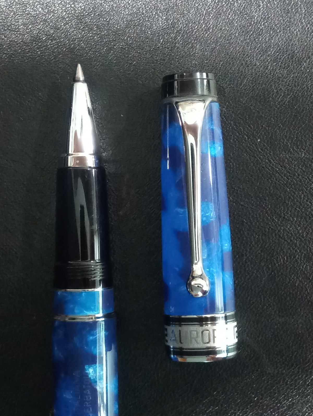 Penna Roller Aurora Optima Auroloide Blu