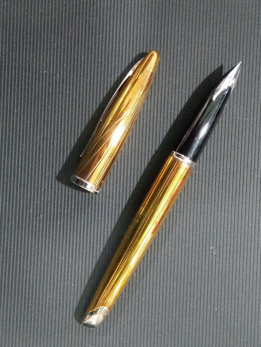 Penna stilografica Watermann Schiffer Ottone