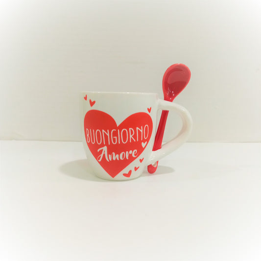 Tazzina da caffè "Buongiorno Amore"