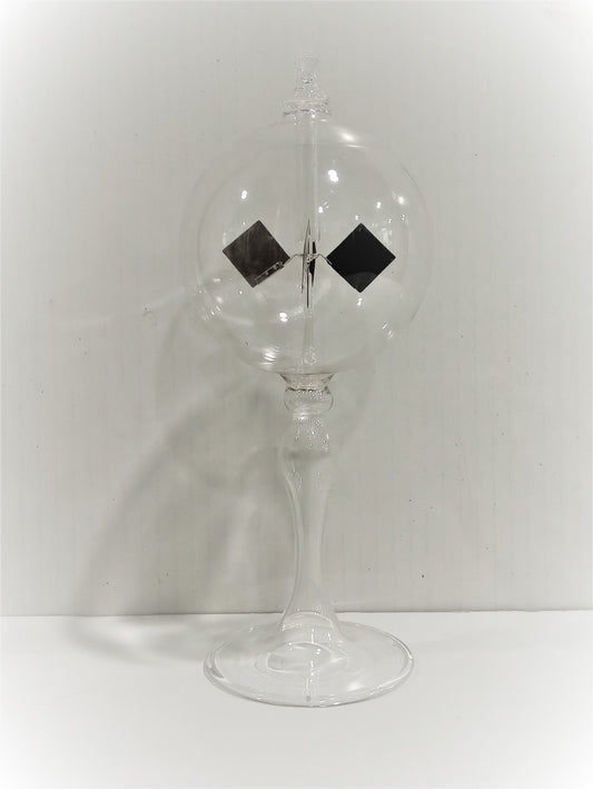 Radiometro di Crookes trasparente h20cm