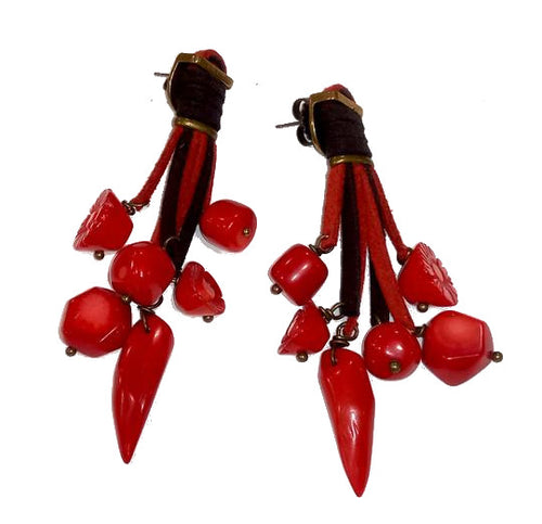 Orecchini pendenti in pietre naturali