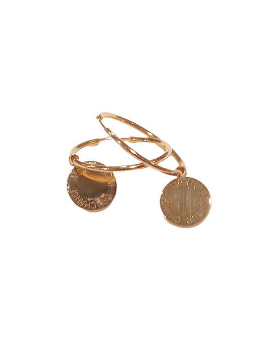 Orecchini in argento "Chance Amour Bonheur" (disponibili in due versioni)