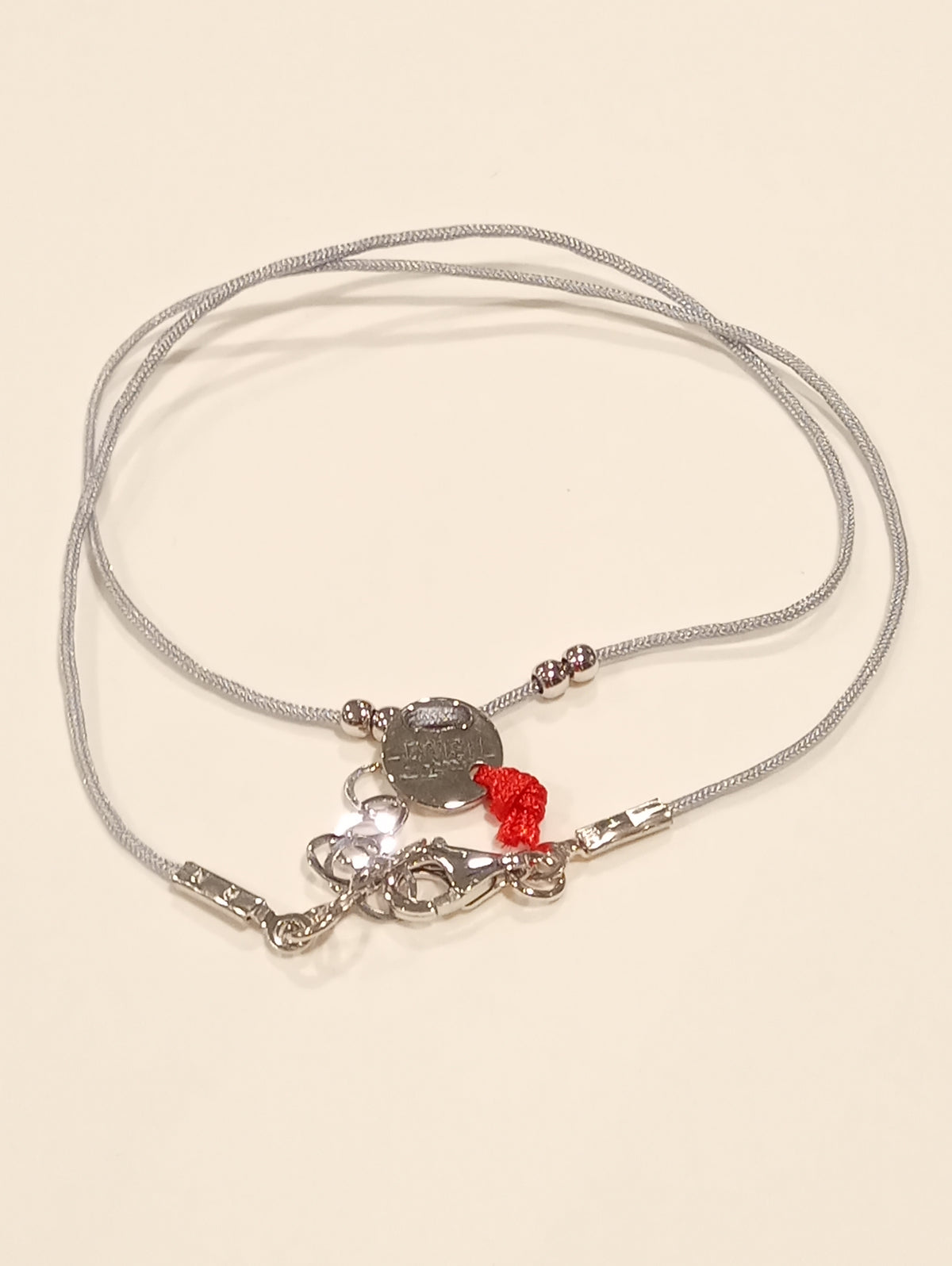 Bracciale doppio giro Wish grigio
