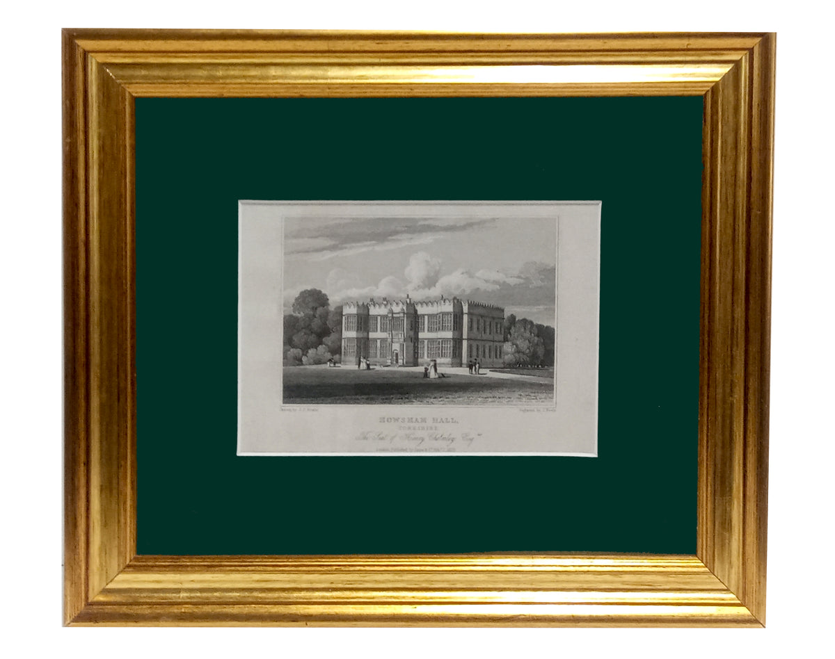 Incisione "Howsham Hall - Yorkshire"