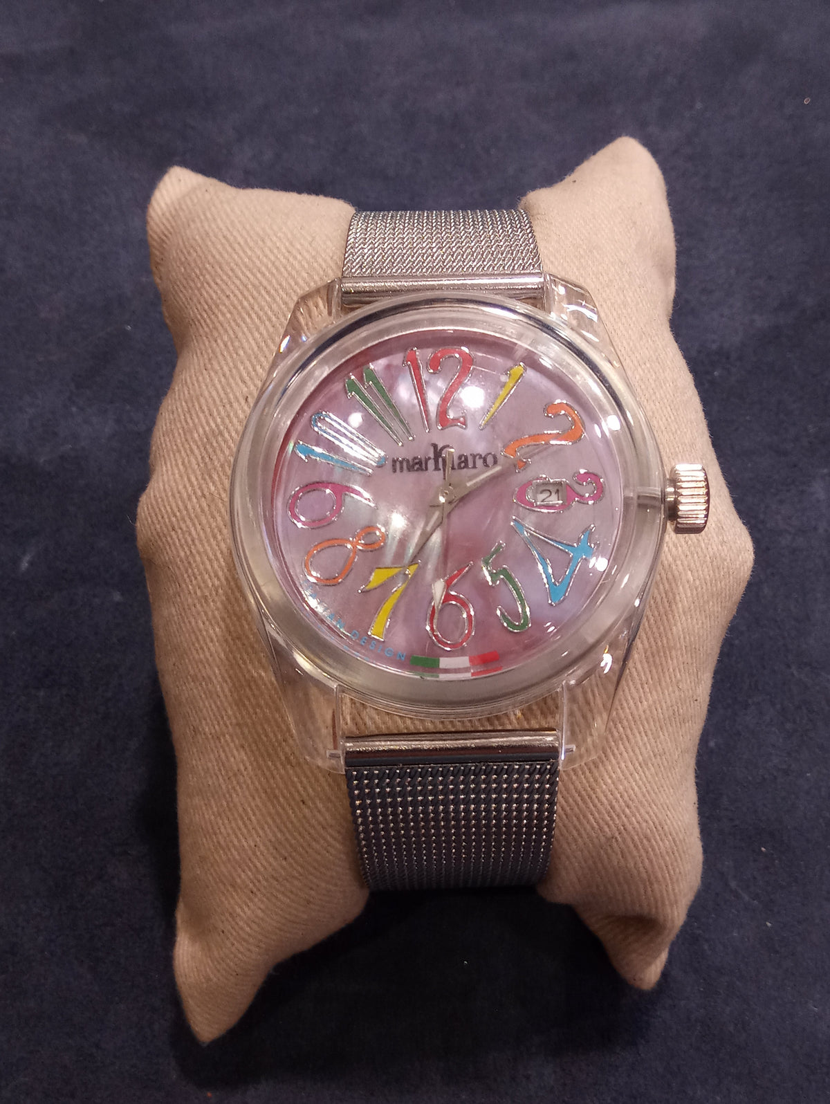 Orologio da polso con cinturino in acciaio Delta Markiaro - SIGNUM Avellino