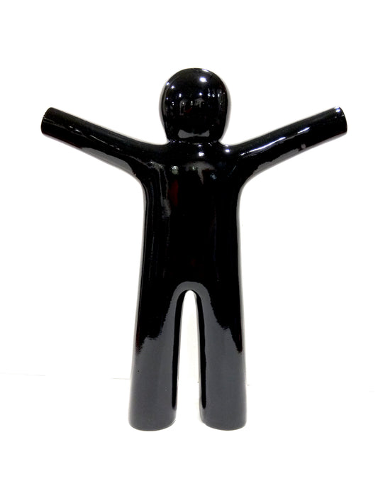 Scultura in ceramica vetrificata "Omino"