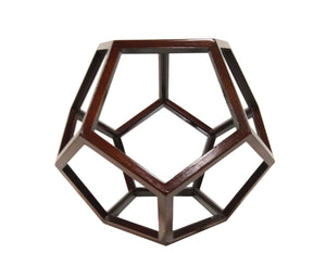 Modello di forma poliedrica di Leonardo Da Vinci "Dodecaedro" Authentic Models - SIGNUM Avellino