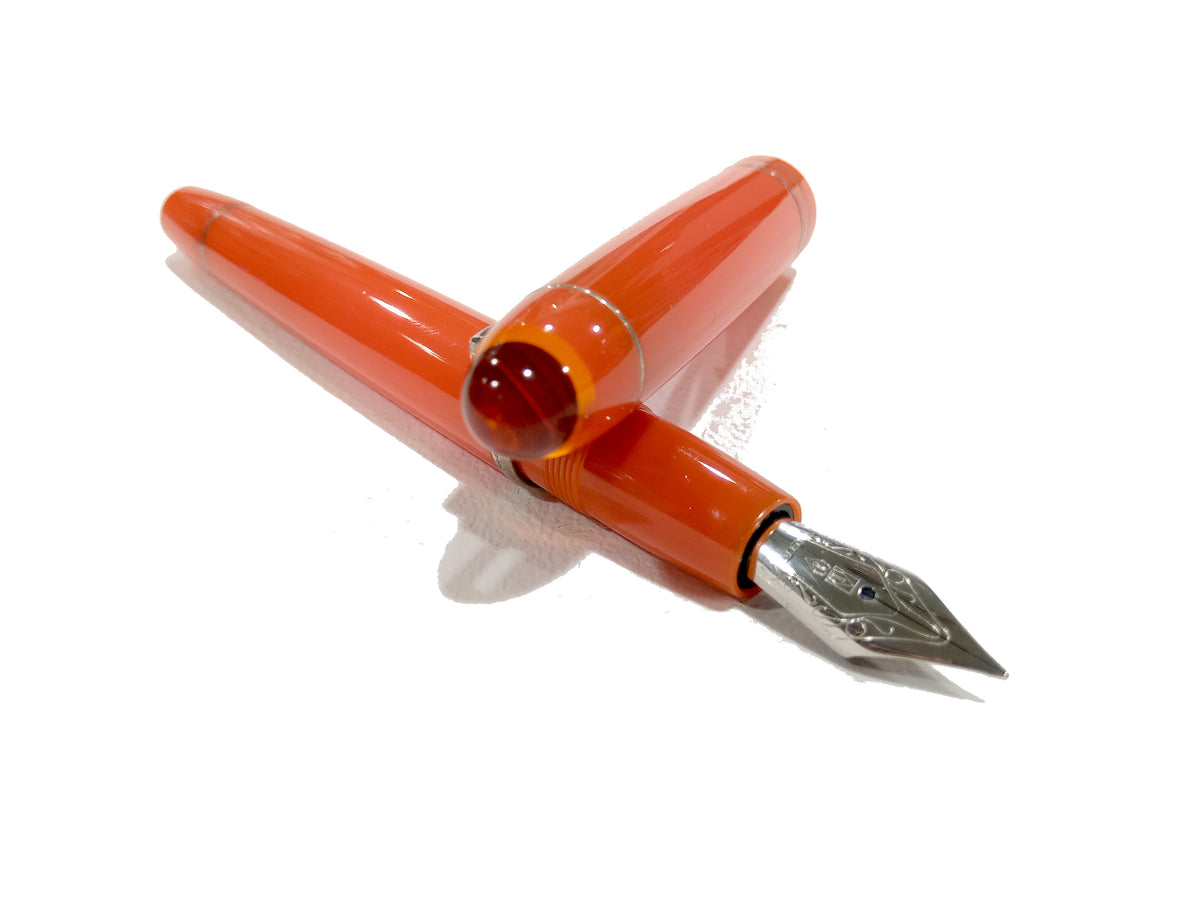 Penna Stilografica Delta Anni 70 arancione