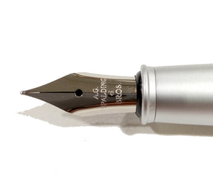 Penna stilografica A.G. Spalding & Bros B One Alluminio pennino