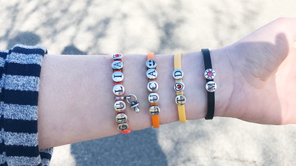 Bracciale personalizzabile in cuoio unisex Bagnara Gioielli