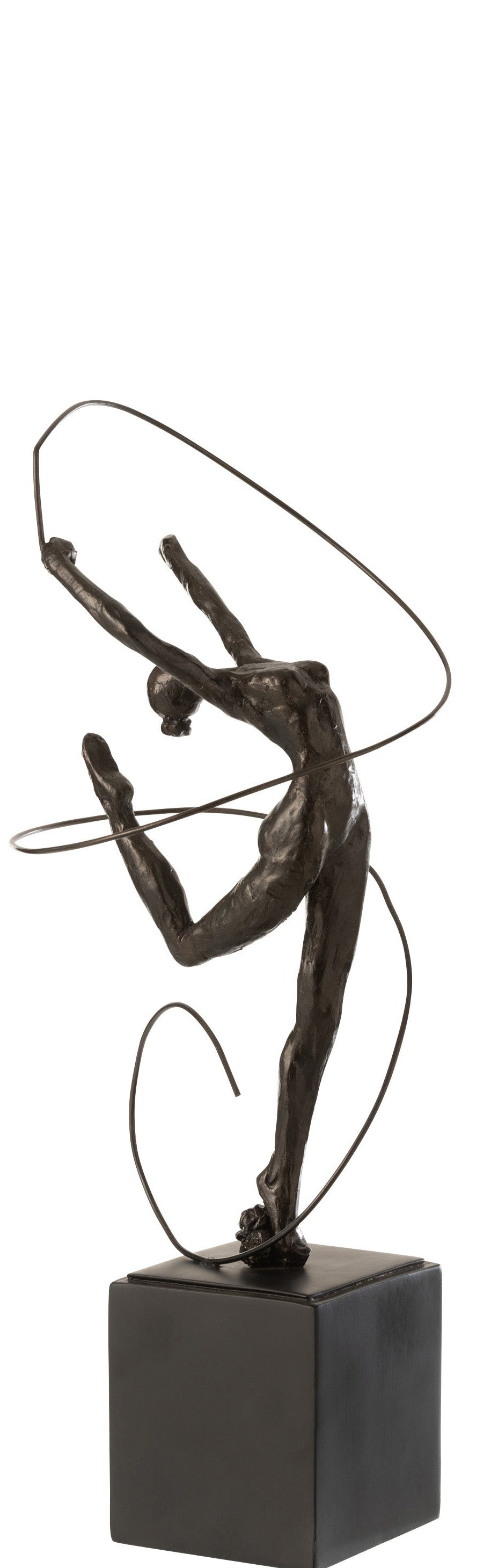 Scultura in resina "Ginnasta"