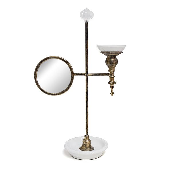Portagioie in ceramica e metallo "Boudoir"