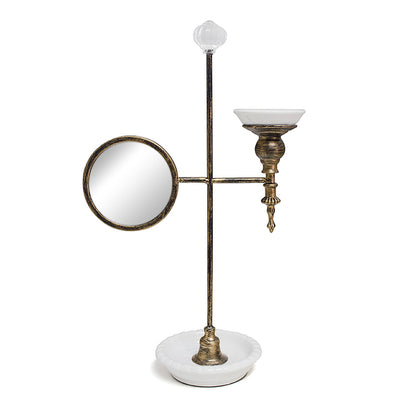 Portagioie in ceramica e metallo "Boudoir"