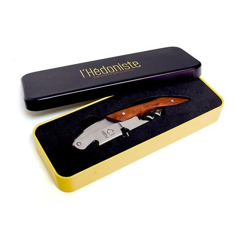 Cavatappi multifunzione con custodia in metallo