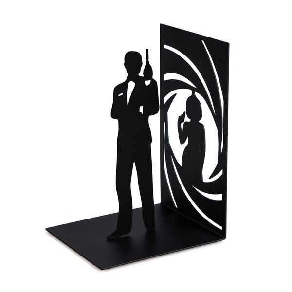 Fermalibri in metallo "James Bond"