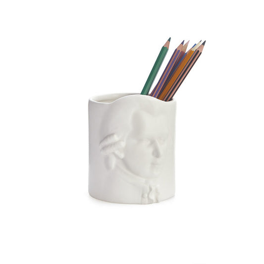 Bicchiere portapenne in ceramica "Amadeus Mozart"