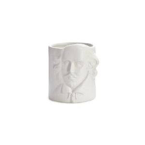 Bicchiere portapenne in ceramica "William Shakespeare"