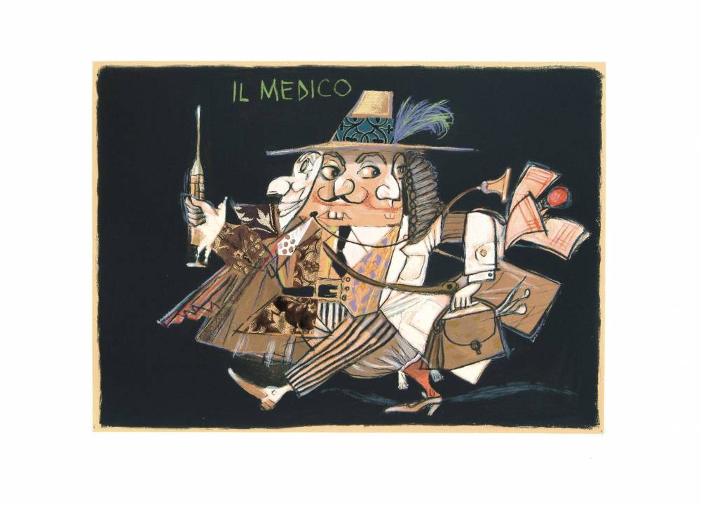 Grafica di Paolo Fresu "Il Medico"