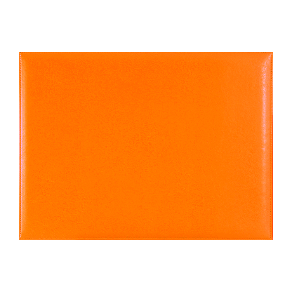 Sottomano monospecchio in similpelle InTempo arancione