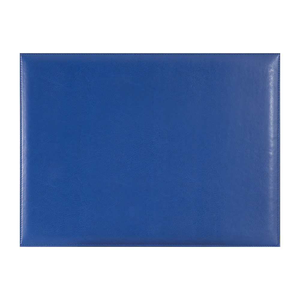 Sottomano monospecchio in similpelle InTempo blu
