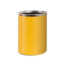 Carica l&#39;immagine nel visualizzatore di Gallery, Bicchiere portapenne in similpelle InTempo giallo
