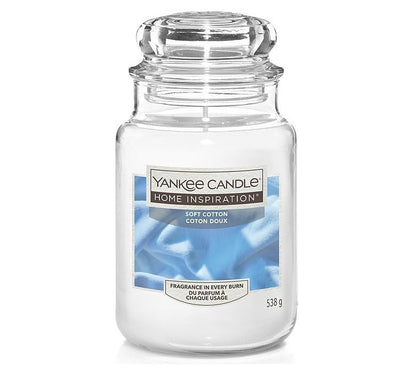 Giara Grande Yankee Candle 538 gr soft cotton