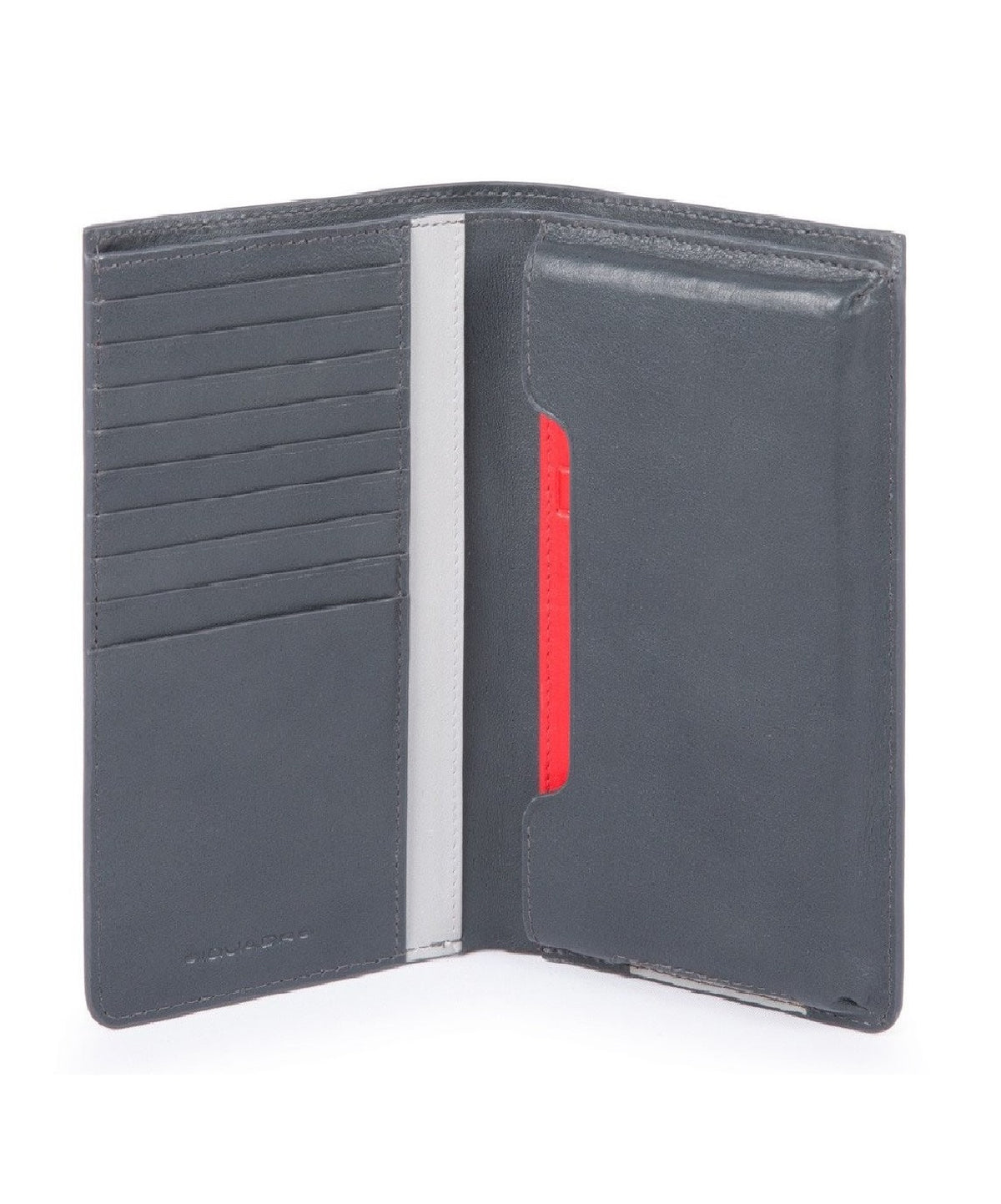 Custodia per iPhone XS Max e portafoglio RFID in pelle Urban Piquadro grigio