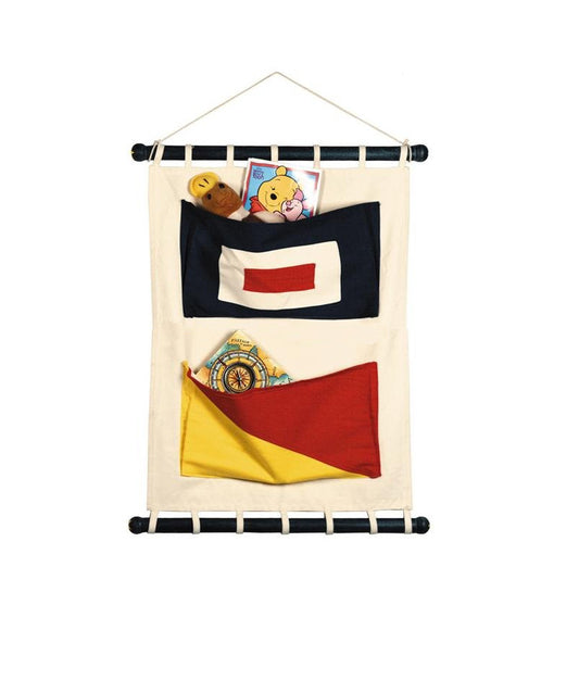 Decorazione da parete con tasche portaoggetti "Canvas Flag Pockets" Authentic Models